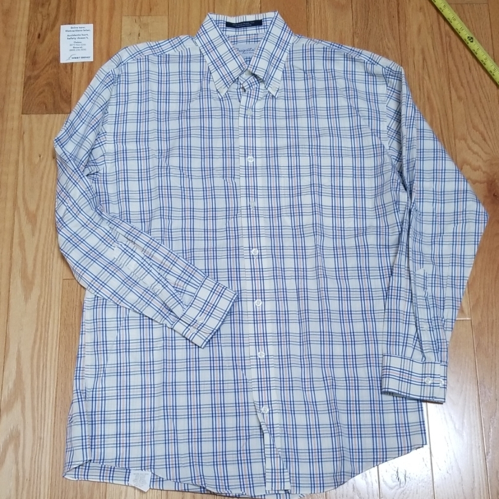 FUGATE'S Boca Grande Yellow Blue Orange Shirt M